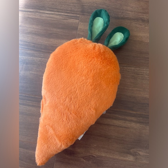 Plush Carrot with Bunny Ears Target Bullseye Playground 2024 Easter Pillow - Picture 2 of 2